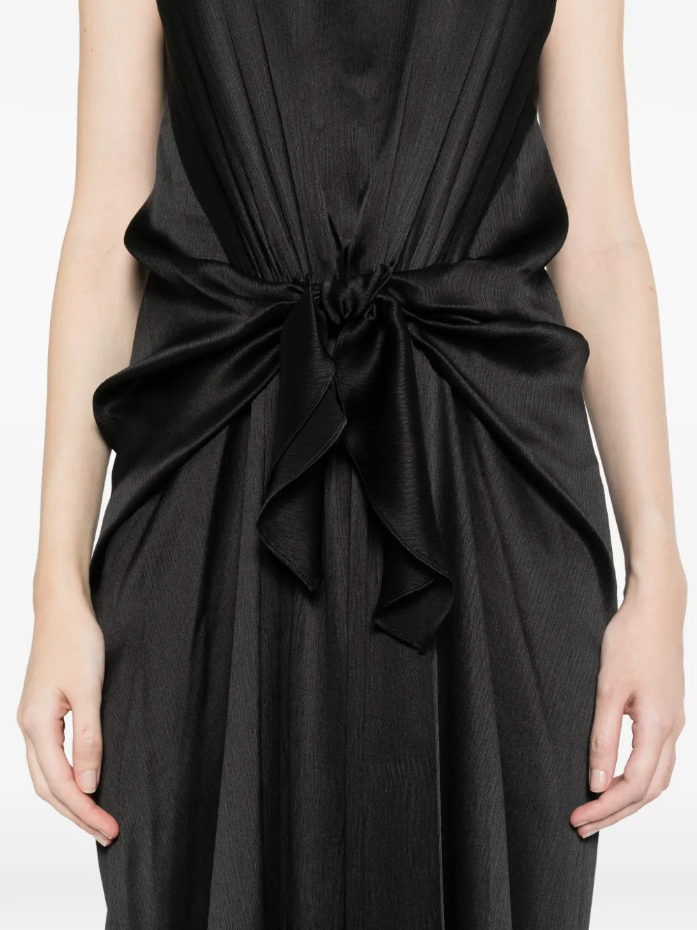 JW Anderson Geknoopte maxi-jurk Zwart