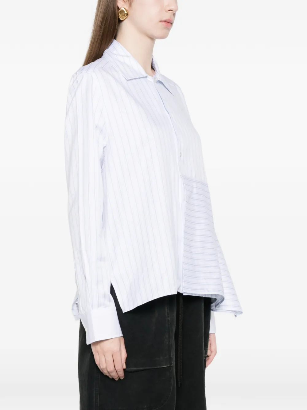  Jw Anderson Striped Panel Shirt - White 