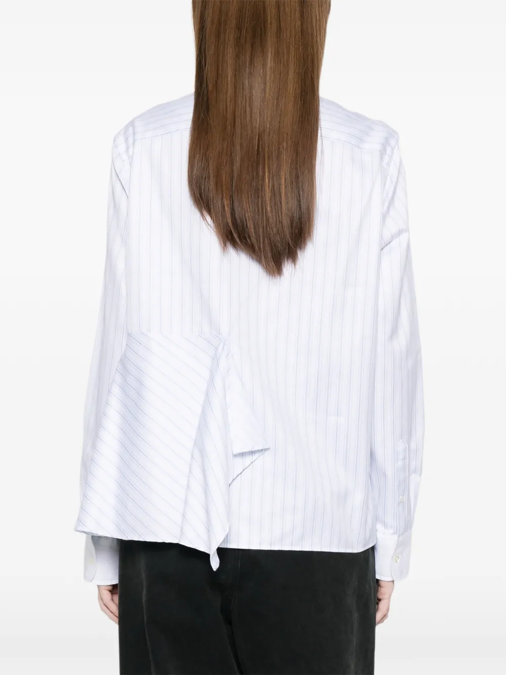 JW Anderson Gestreept shirt met vlak Wit