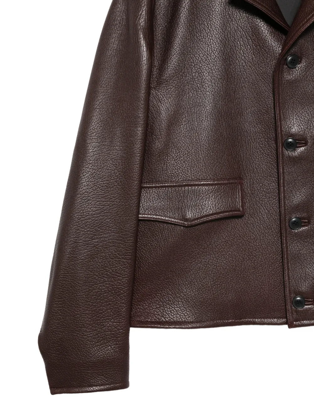  Tonywack Notched-lapel Flap-pockets Jacket - Brown 