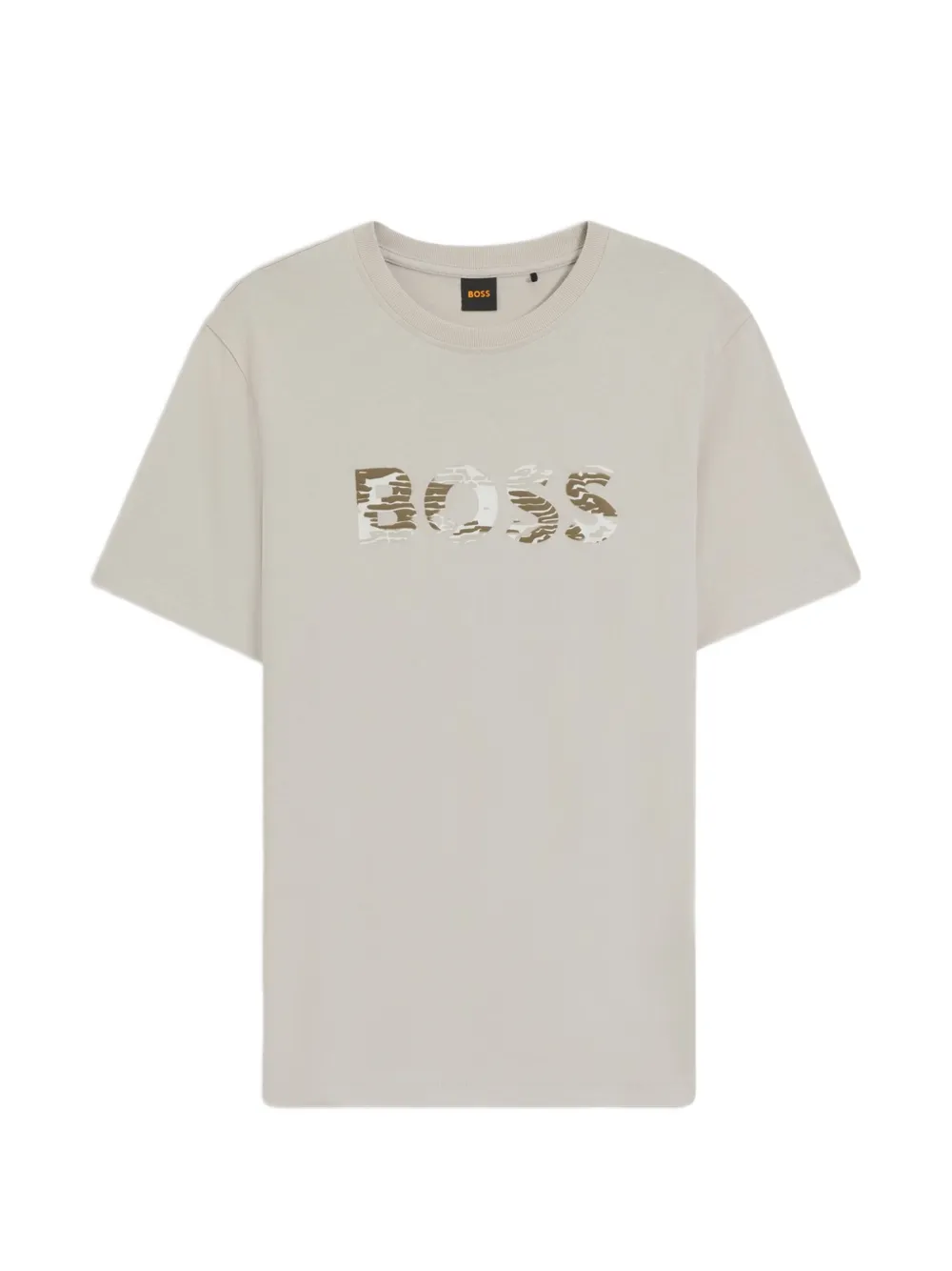 BOSS logo T-shirt - Grigio