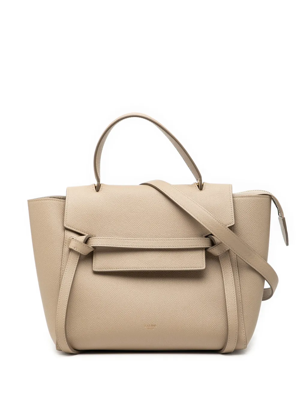 Celine Pre-Owned 2020 Micro Grained Calfskin Belt Bag satchel - Marrone