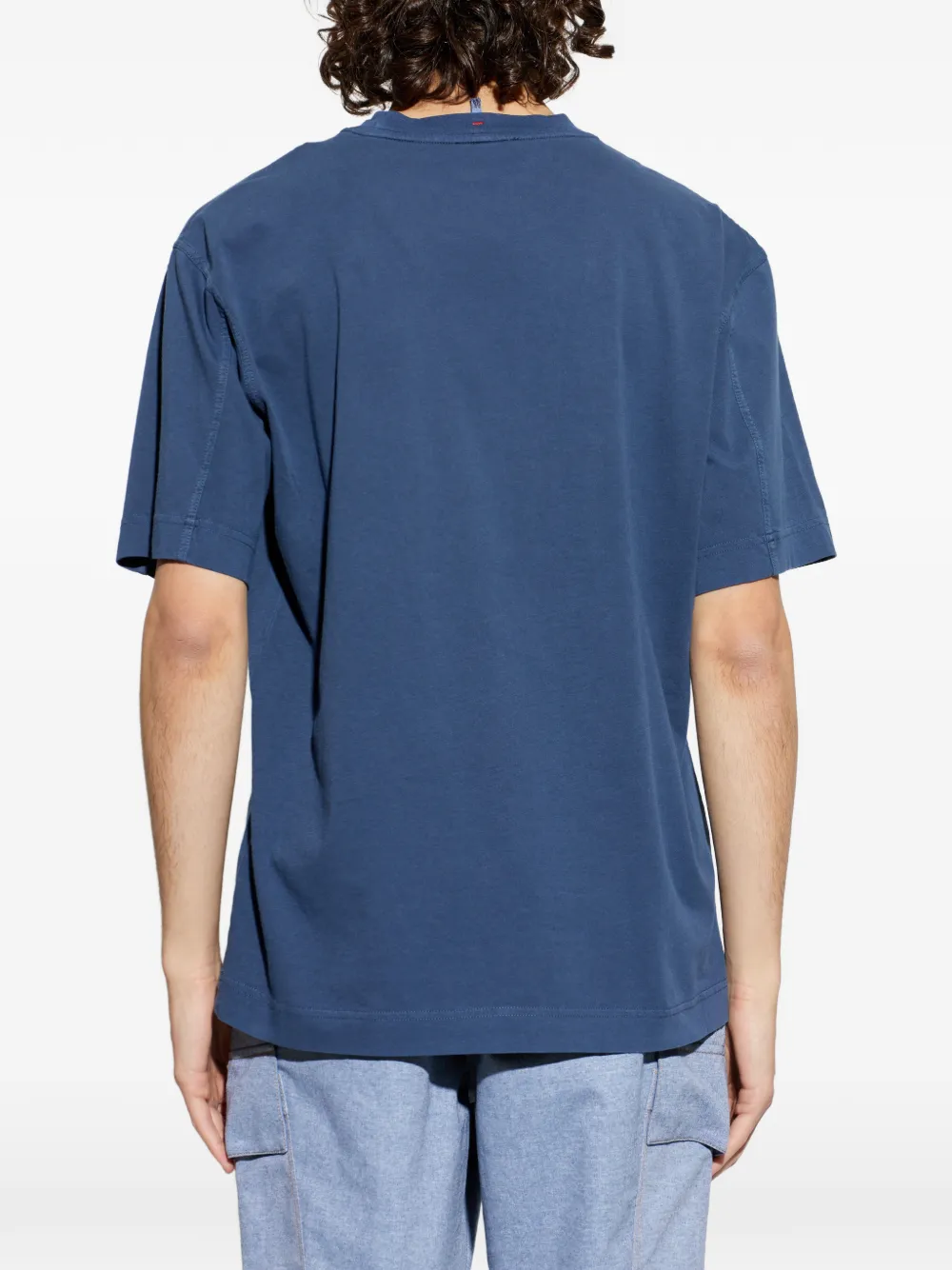 Moncler Grenoble T-shirt met borduurwerk Blauw