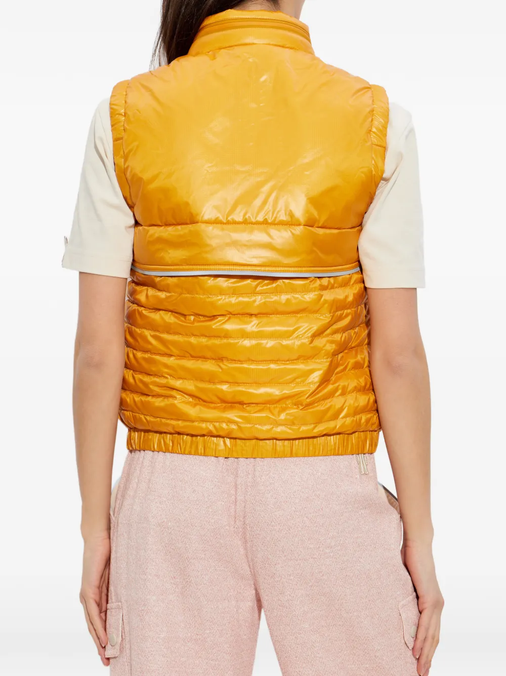 Moncler Grenoble Day-Namic gilet Geel