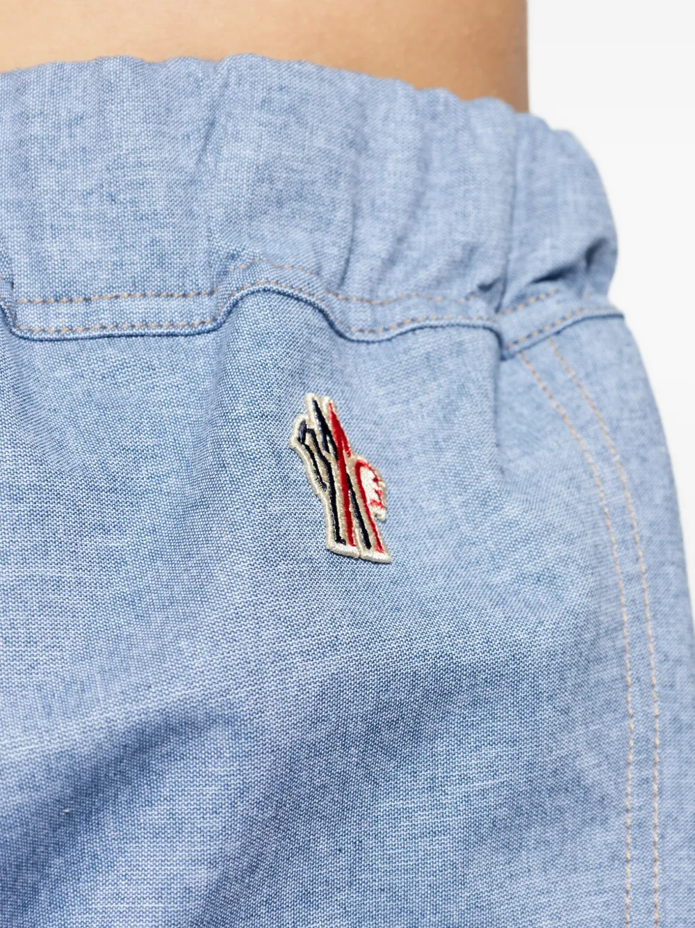Moncler Grenoble Cargo broek met ceintuur Blauw