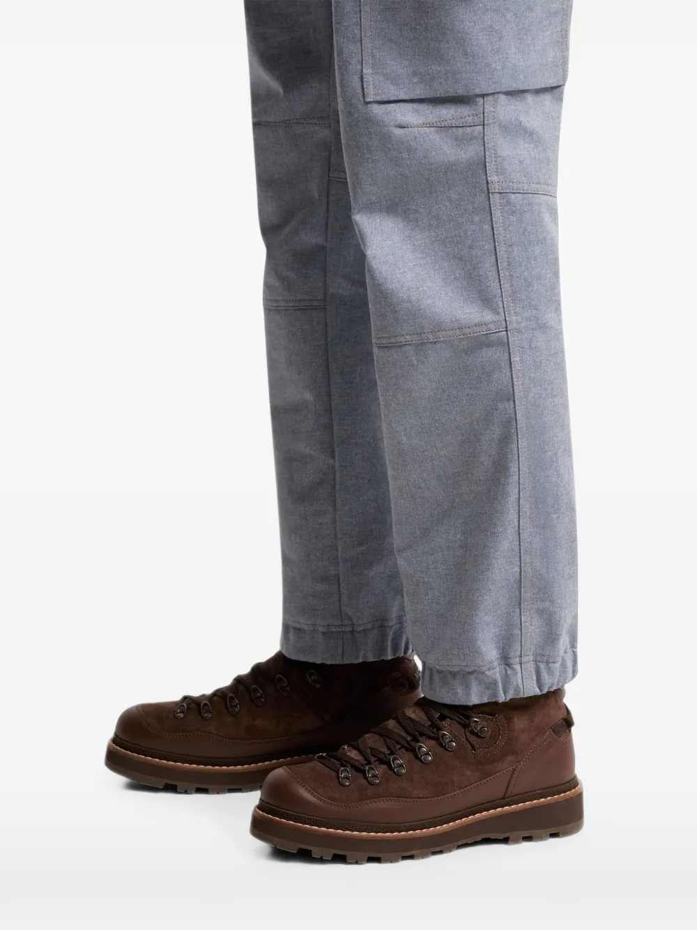 Moncler Grenoble Belt Cargo Trousers in Blue, view 5