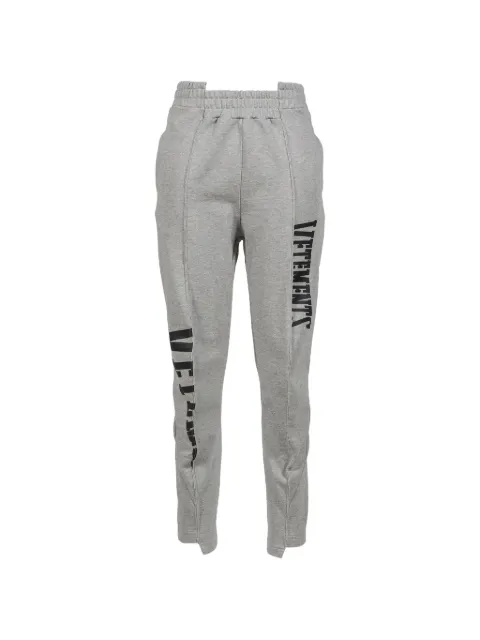 VETEMENTS спортивные брюки с логотипом