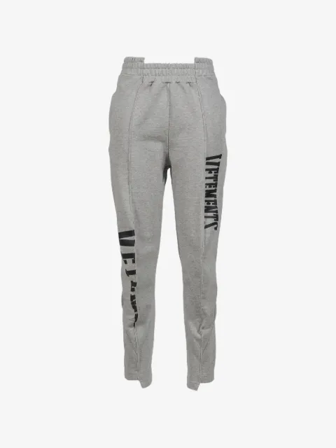 VETEMENTS logo-print track pants