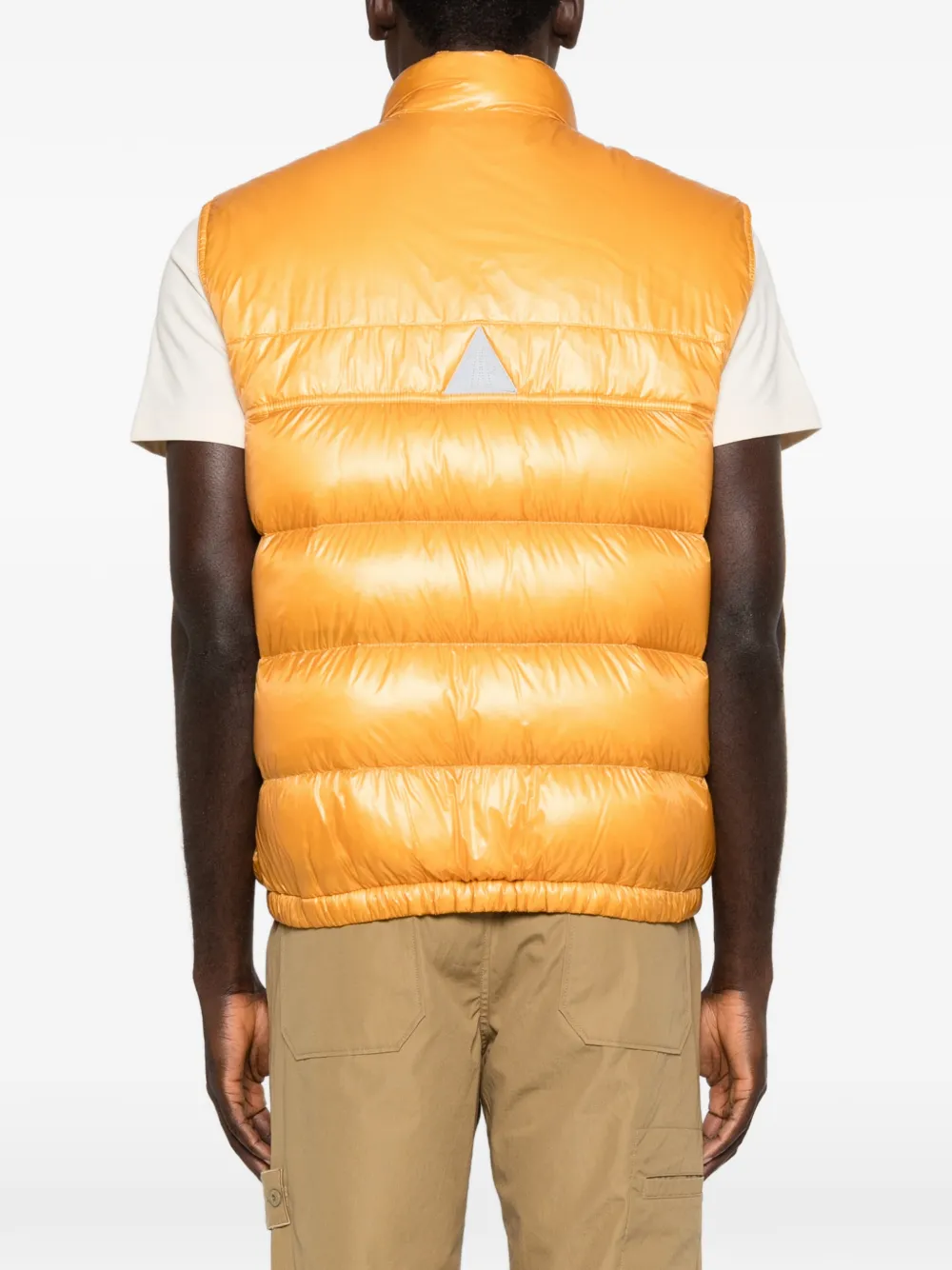 Moncler Grenoble Bodywarmer met zak Geel