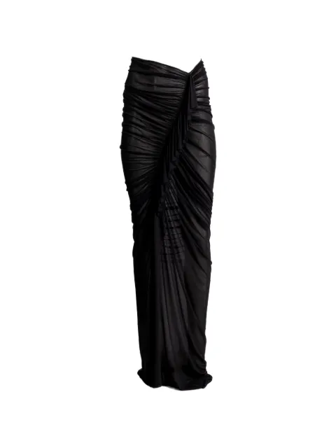 Atlein draped maxi skirt