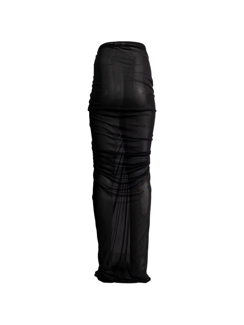  Atlein Draped Maxi Skirt - Black 