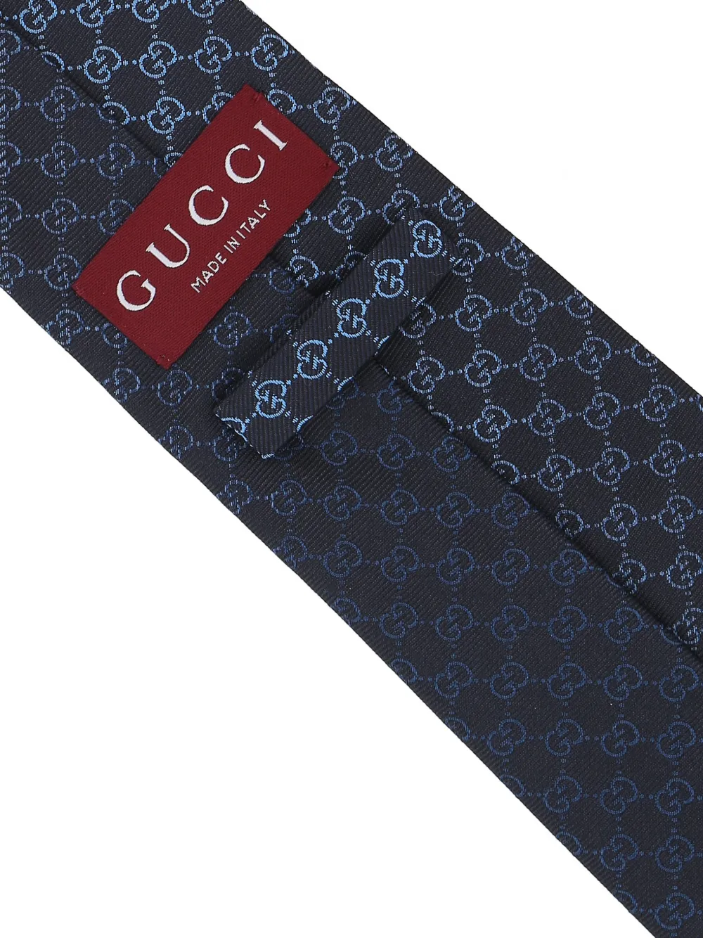  Gucci Patterned Tie - Blue 
