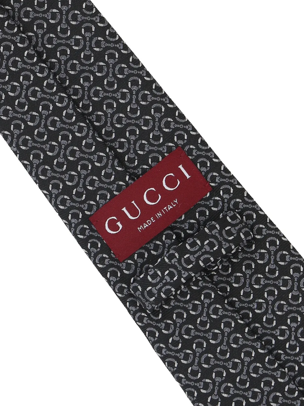  Gucci Patterned Tie - Black 