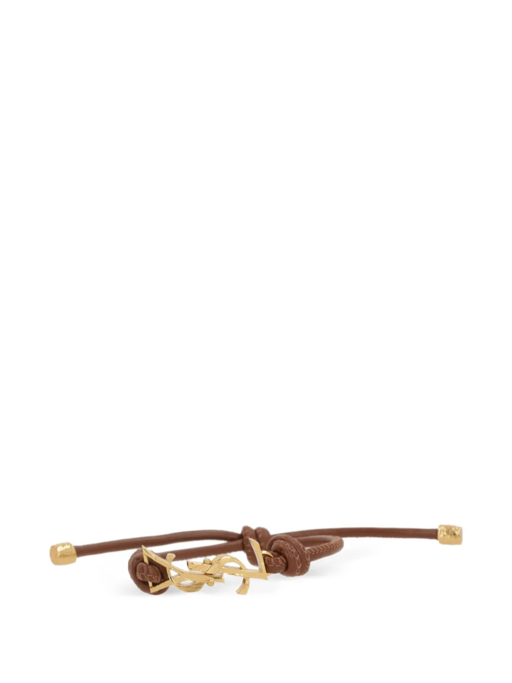 Saint Laurent Cassandre logo bracelet - Gold