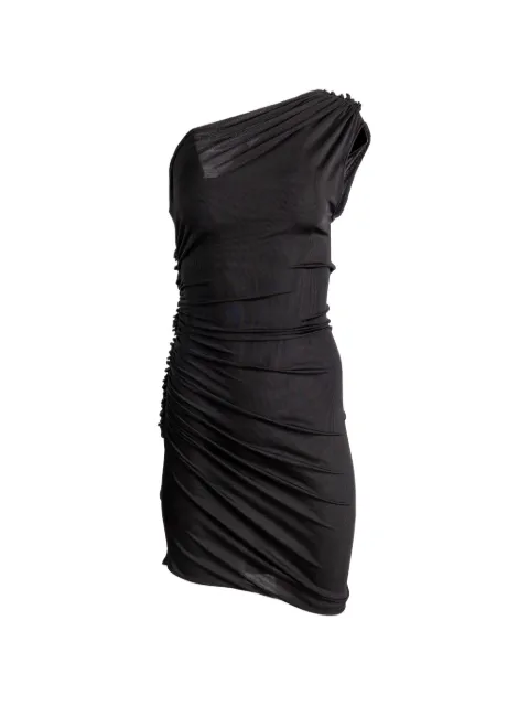 Atlein asymmetric ruched dress