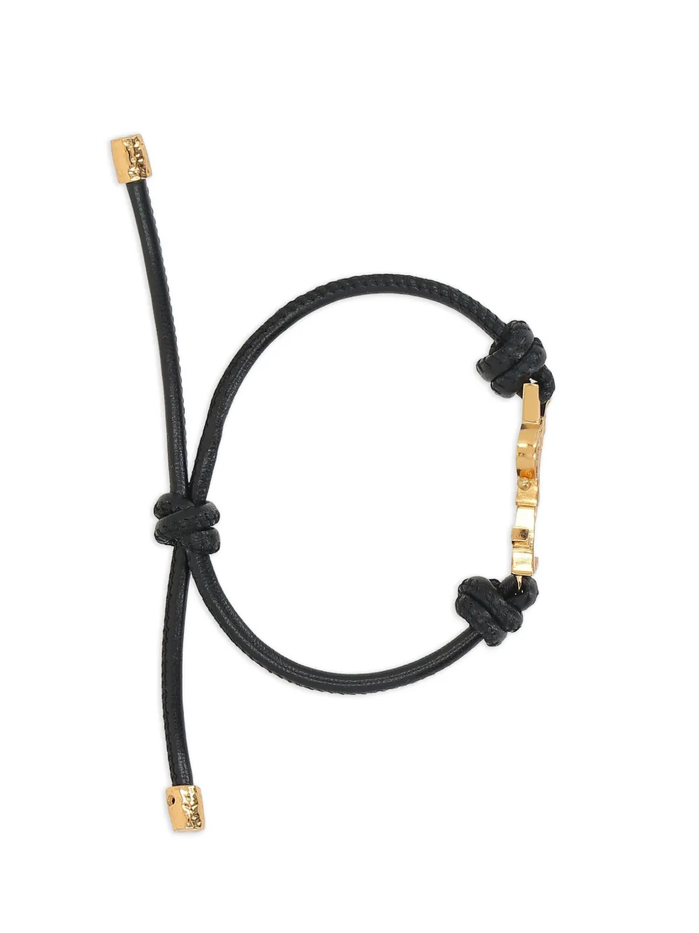  Saint Laurent Cassandre Cord Bracelet - Gold 