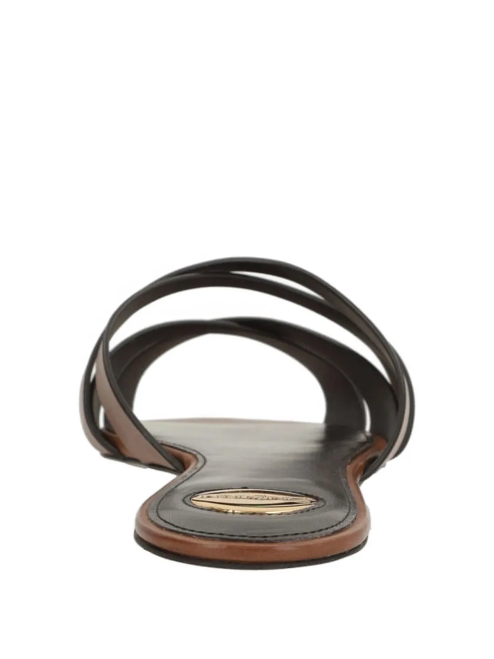 Saint Laurent Sandalen met bandjes Bruin