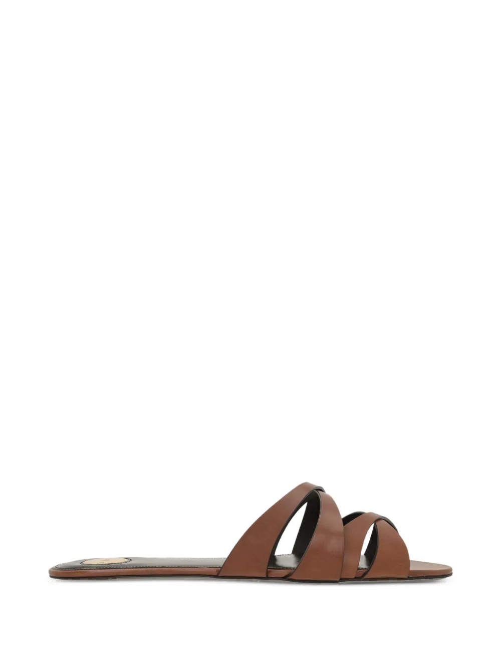 Saint Laurent Sandalen met bandjes Bruin