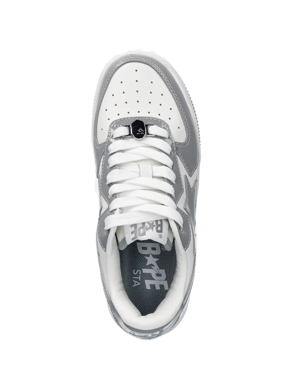 A BATHING APE Sneakers verfraaid met sterren Wit