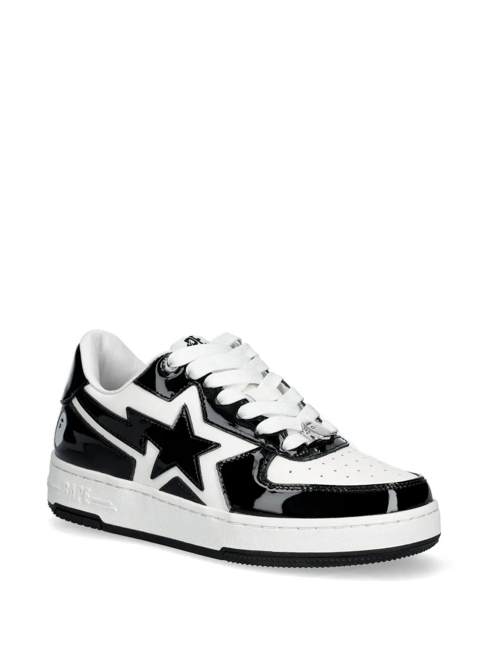 A BATHING APE Sneakers verfraaid met sterren Wit