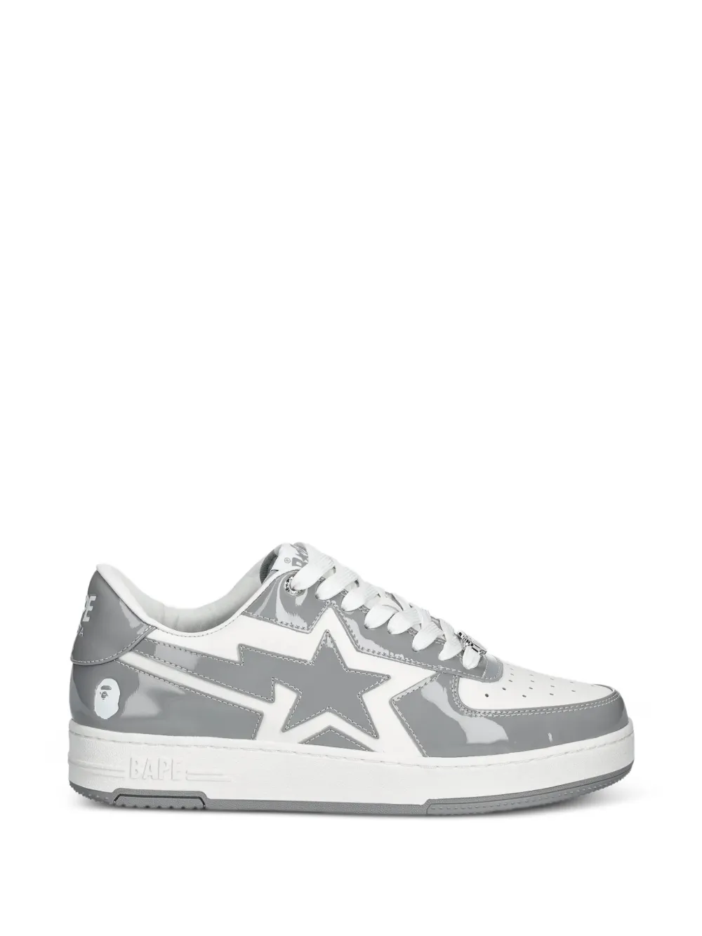 A BATHING APE® star-embellishment sneakers - Bianco