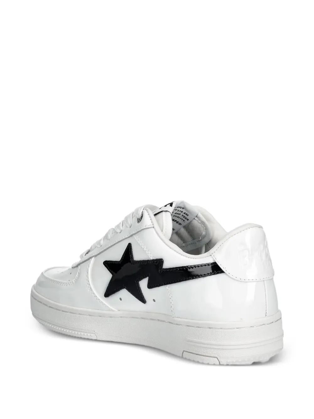 A BATHING APE Sneakers verfraaid met sterren Wit