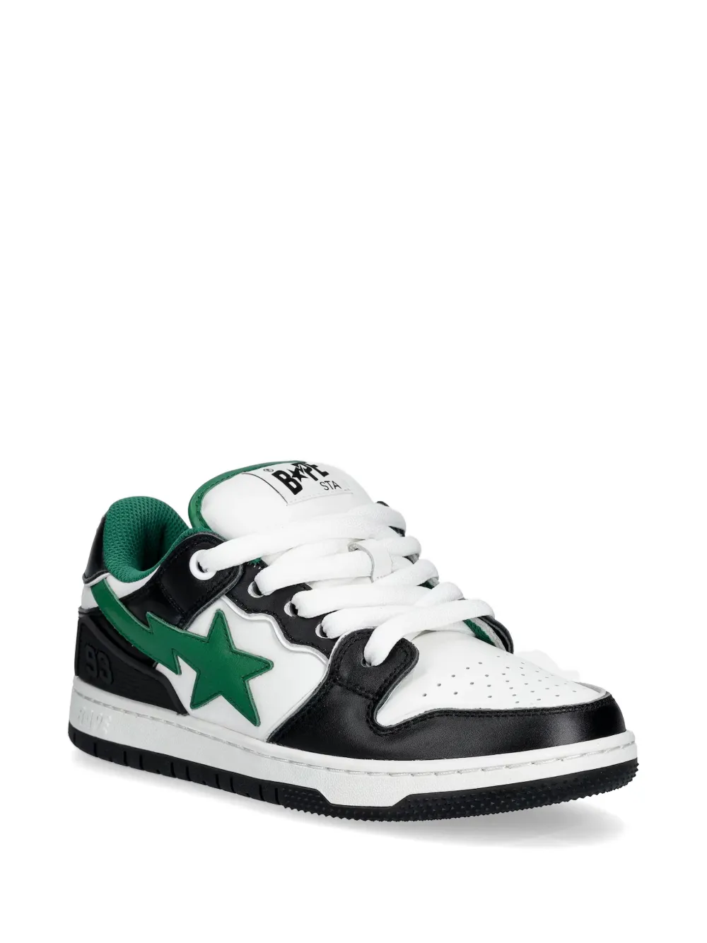 A BATHING APE Sneakers verfraaid met sterren Wit