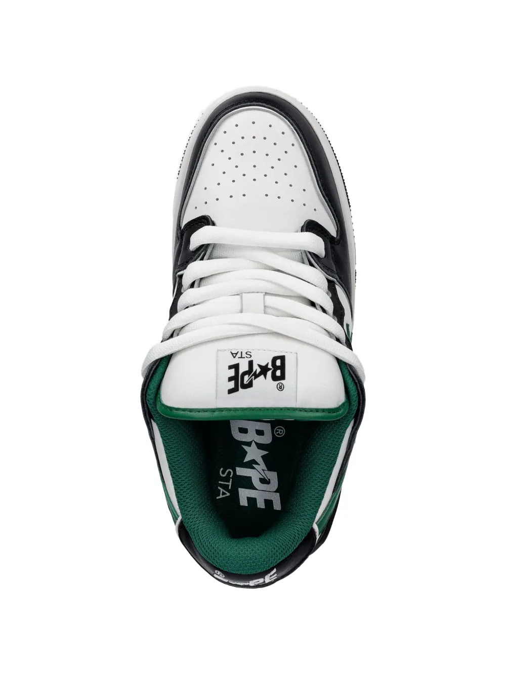 A BATHING APE Sneakers verfraaid met sterren Wit