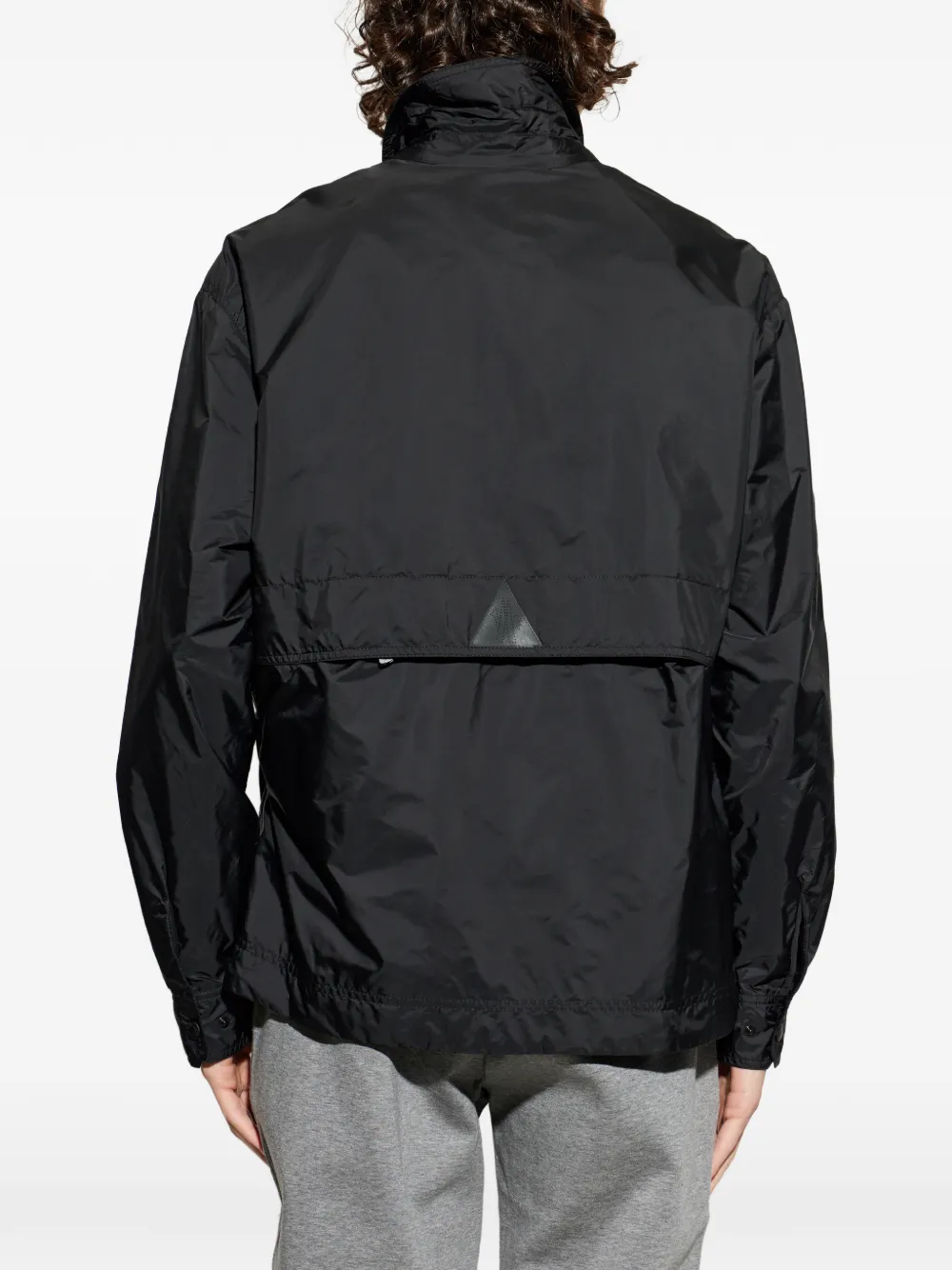 Moncler Grenoble Brive jack met ritssluiting Zwart