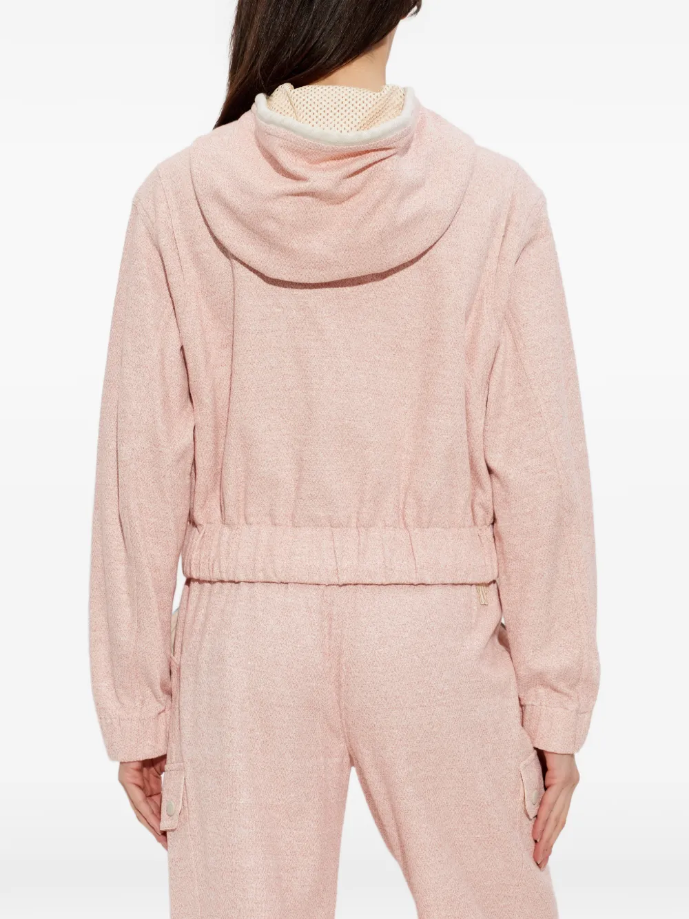 Moncler Grenoble Hoodie met logopatch Roze