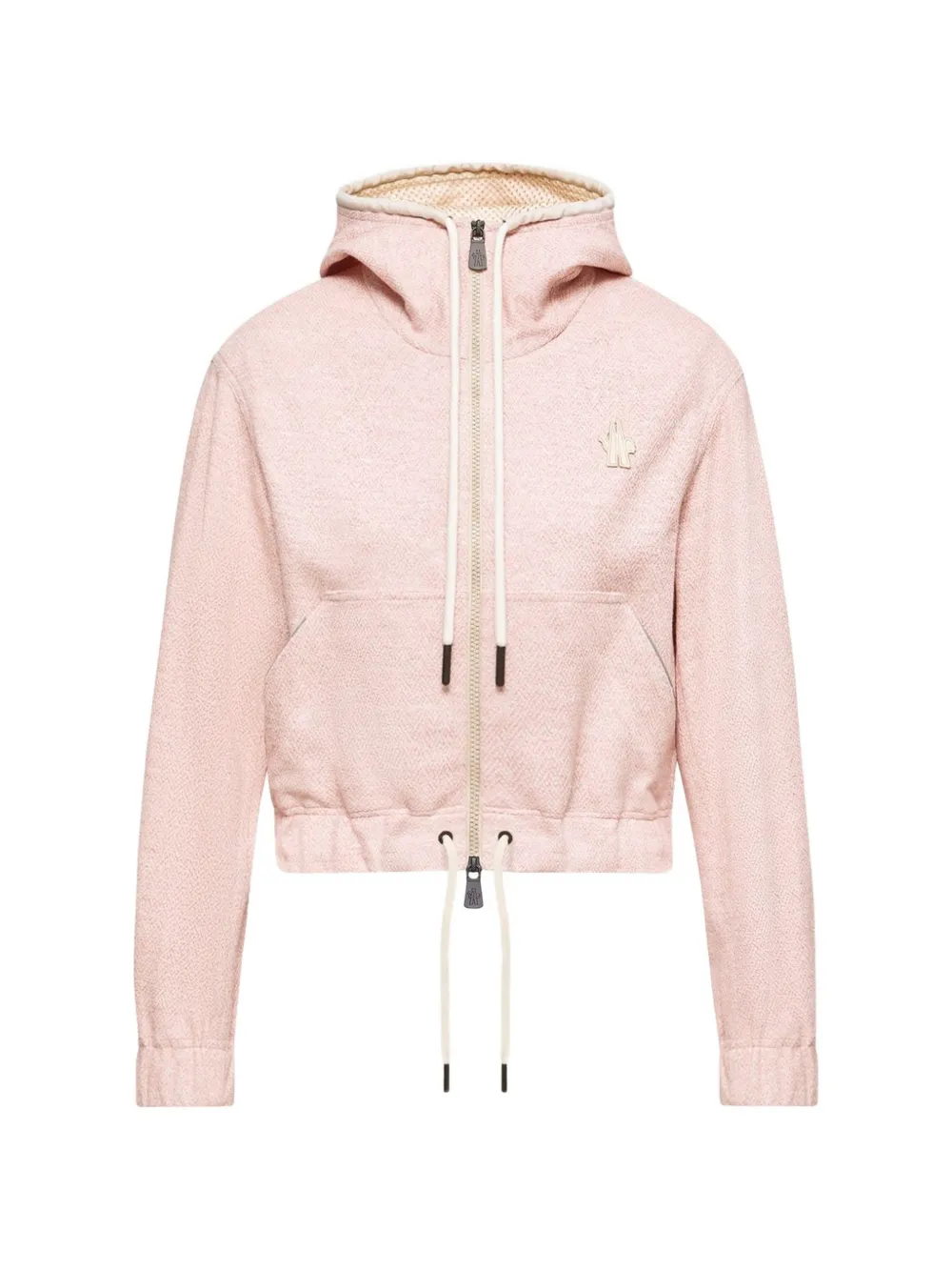 Moncler Grenoble Hoodie met logopatch Roze