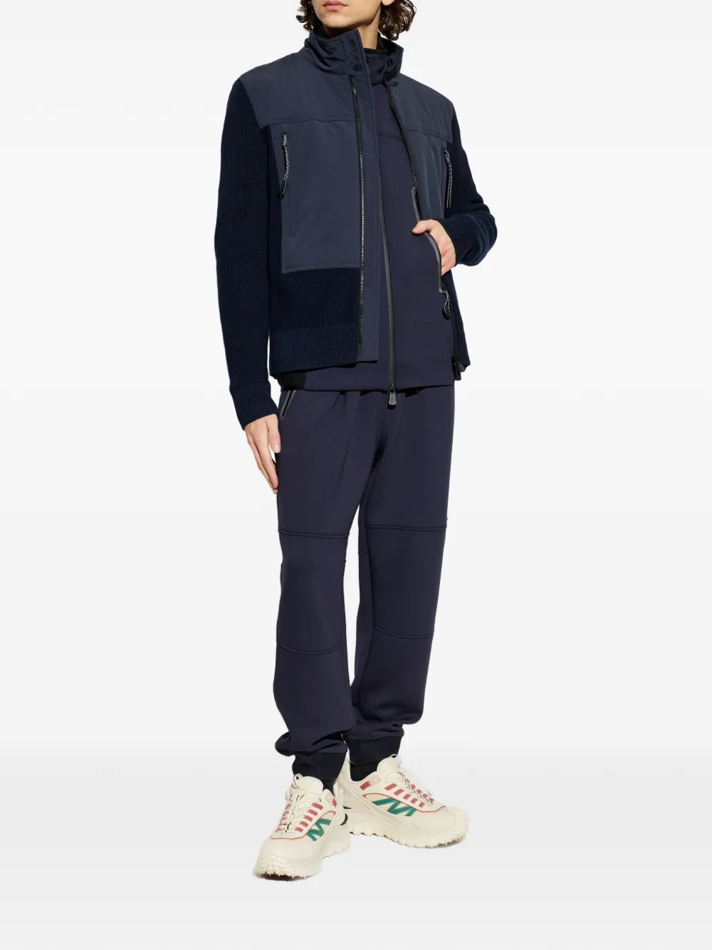  Moncler Grenoble Zip-fastening Jacket - Blue 
