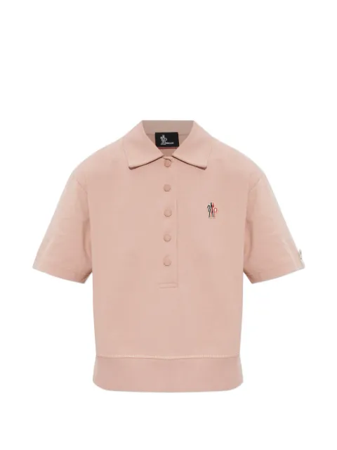 Moncler Grenoble logo-patch polo shirt