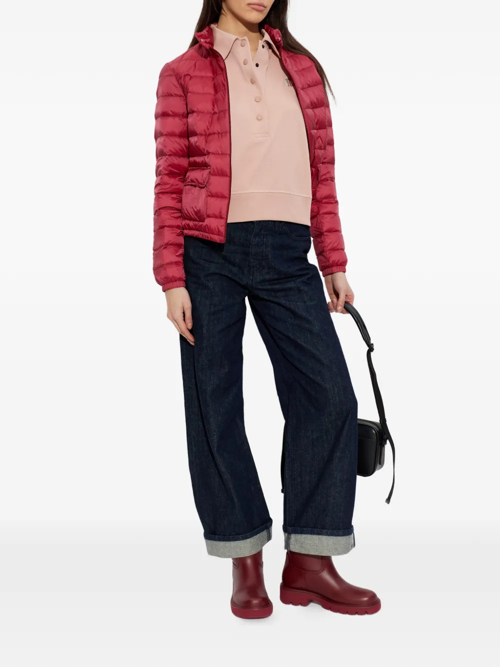  Moncler Grenoble Logo-patch Polo Shirt - Neutrals 