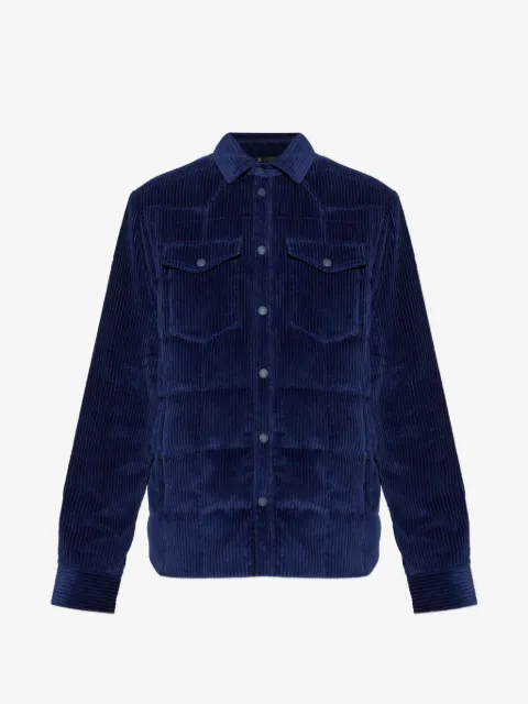 Moncler Grenoble Gelt corduroy-texture chest-pocket shirt jacket
