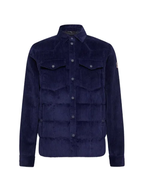 Moncler Grenoble Gelt corduroy down shirt jacket