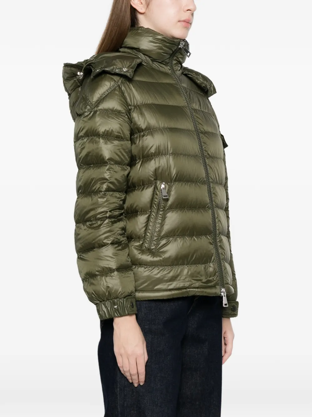  Moncler Dalles Quilted Padded Jacket - Green 