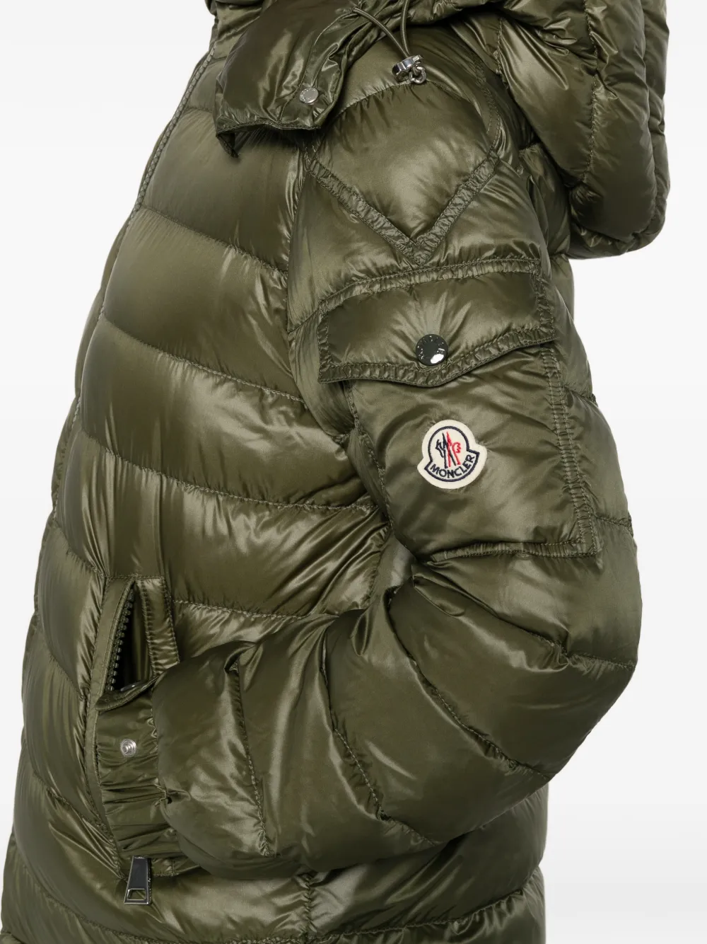 Moncler Dalles gewatteerd jack Groen