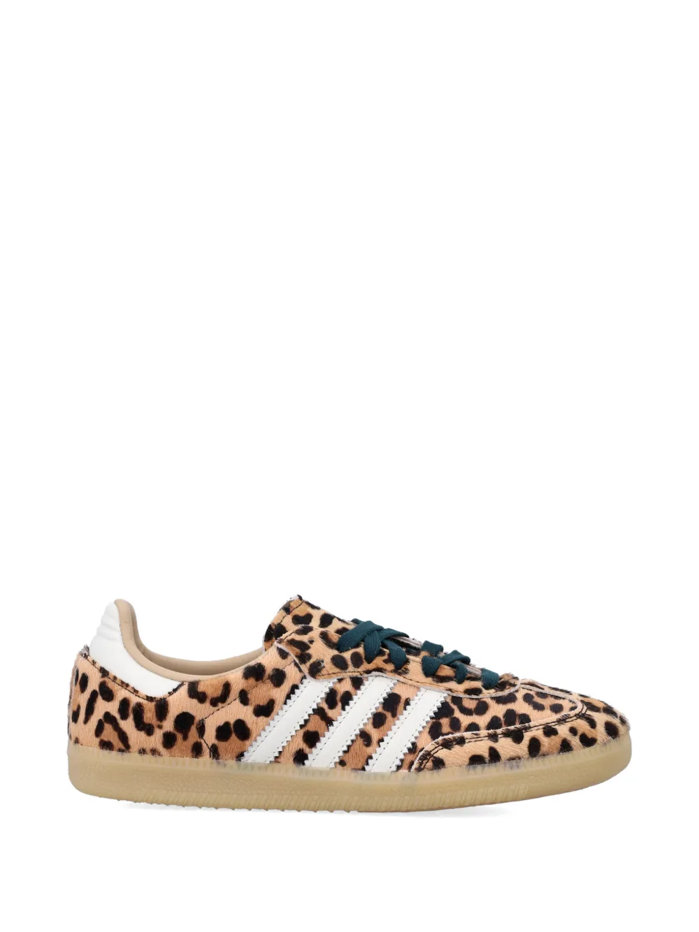 adidas Samba OG leopard-print three-stripe sneakers - Toni neutri