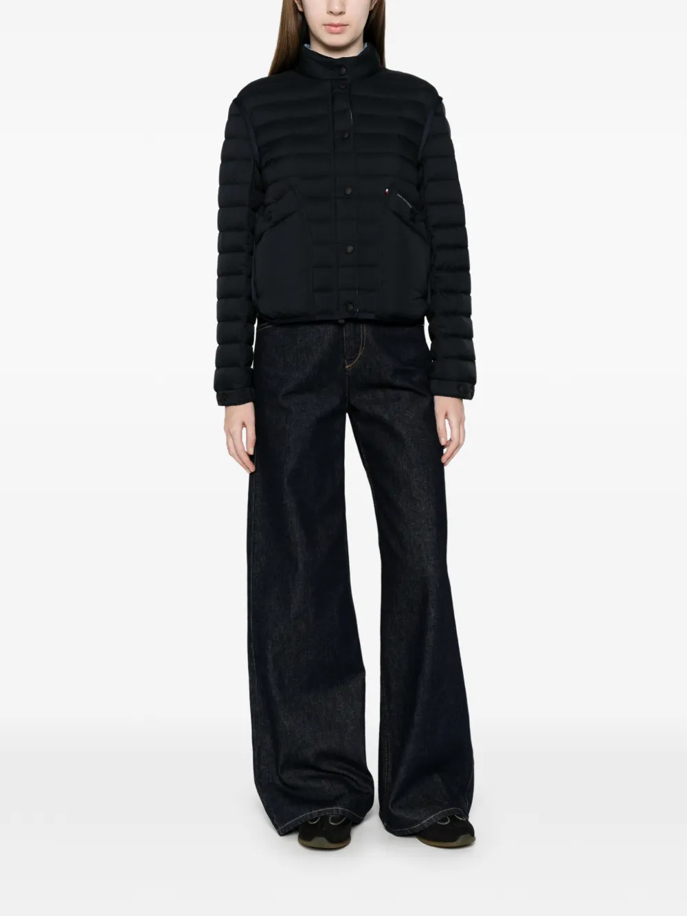  Moncler Grenoble Madulains Button Quilted Jacket - Blue 
