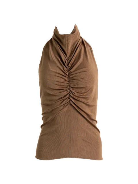 Atlein funnel-neck tank top