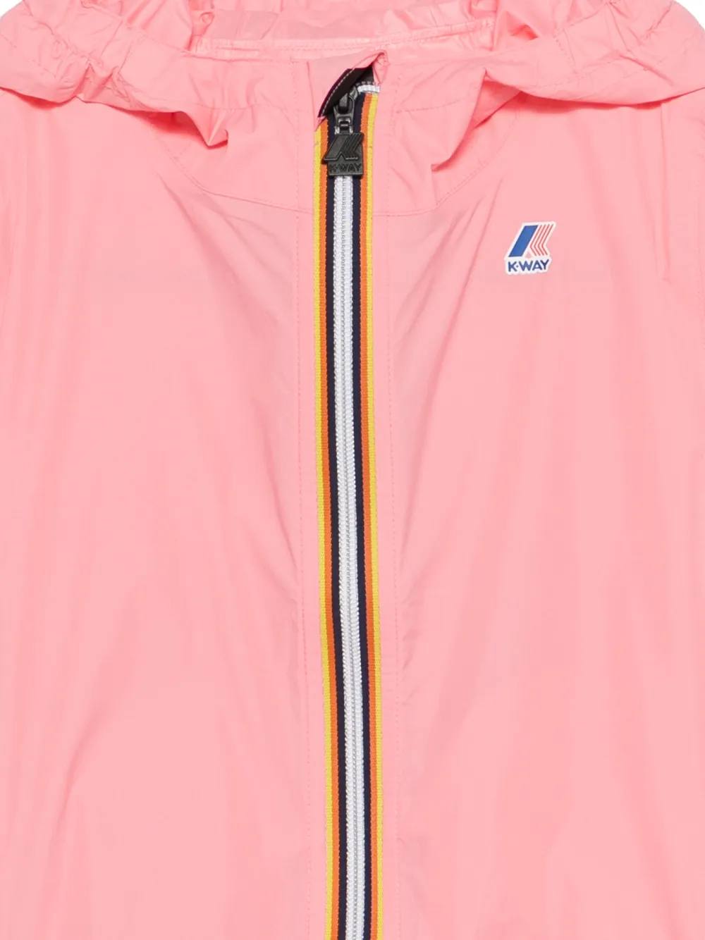 K Way Kids Jack met capuchon Roze