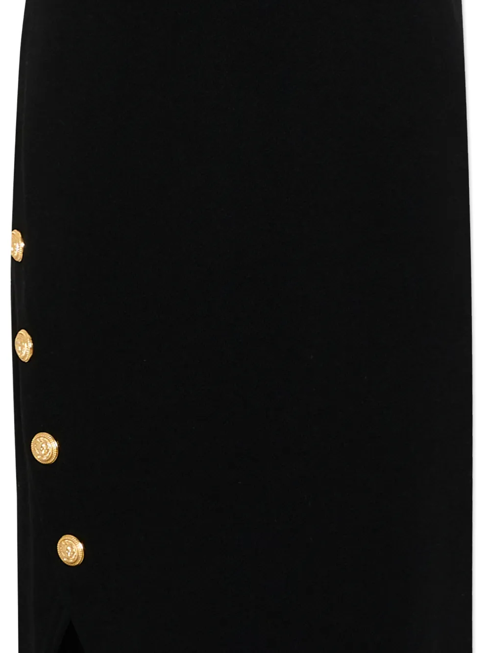 Balmain Kids Rok met knopen Zwart