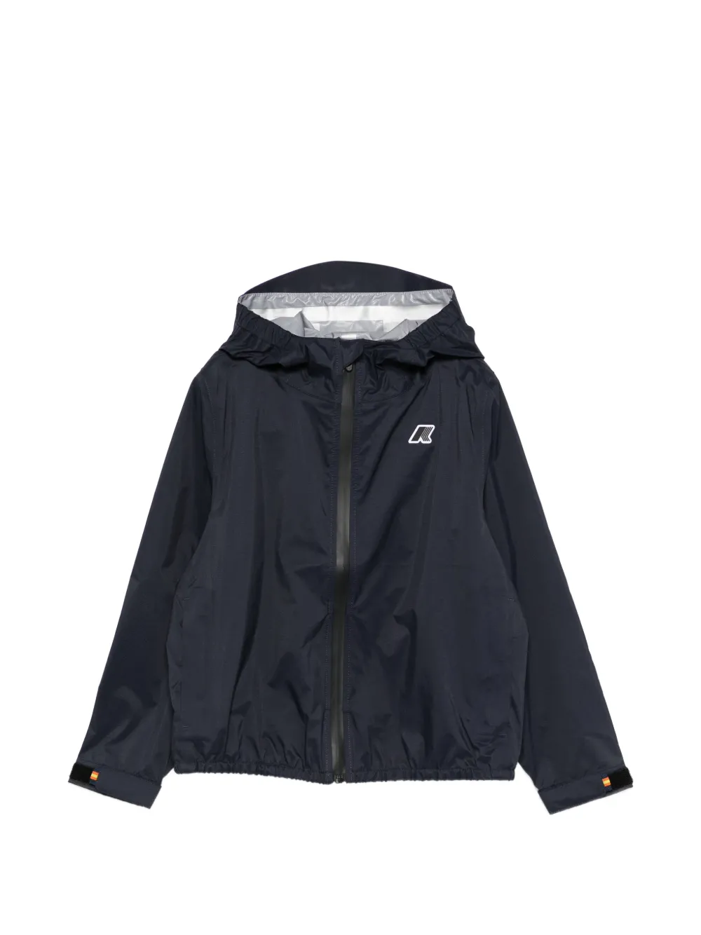 K Way Kids logo-detail hooded jacket - Blu