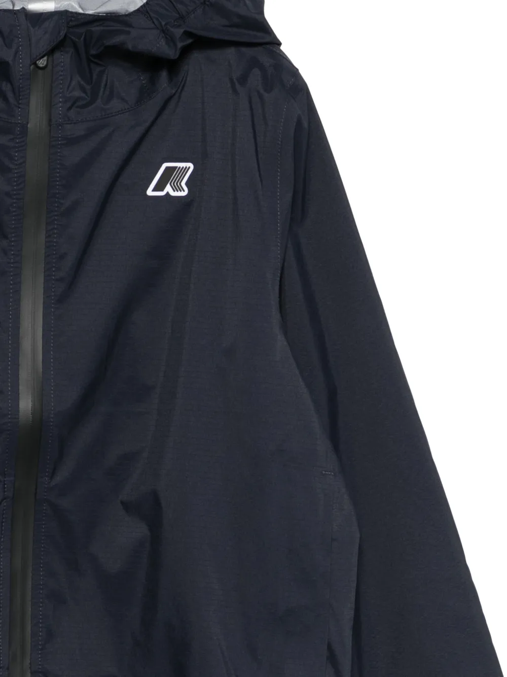 K Way Kids Jack met capuchon Blauw