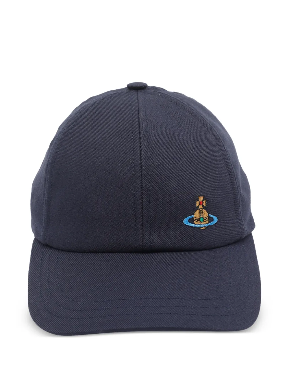 Vivienne Westwood Orb embroidered baseball cap - Blu
