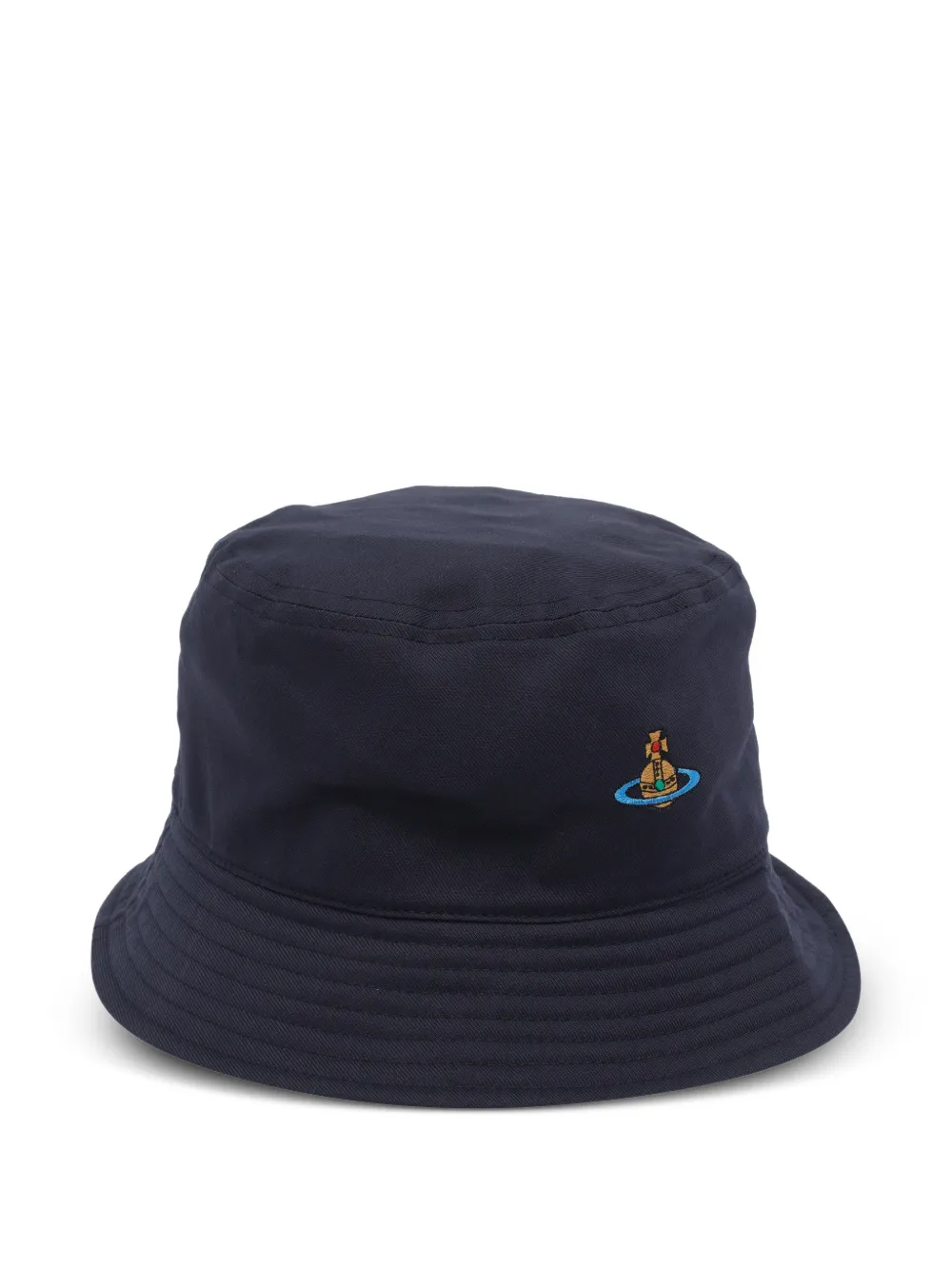 Vivienne Westwood オーブ エンブロイダリー バケット ハット Vivienne Westwood オーブ エンブロイダリー バケットハット | ブルー