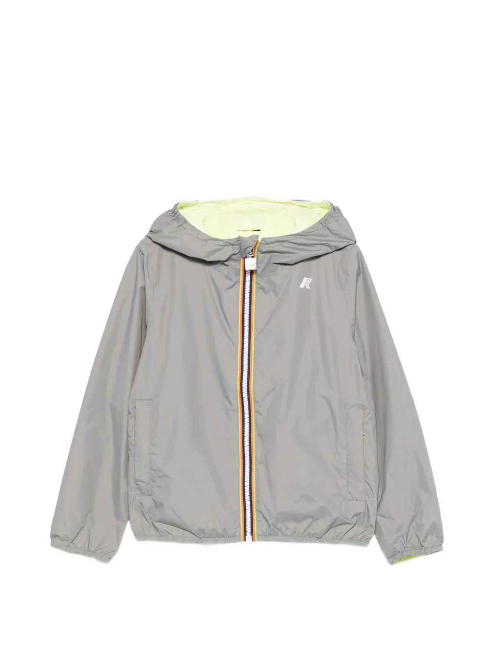 K Way Kids hooded jacket - Grigio