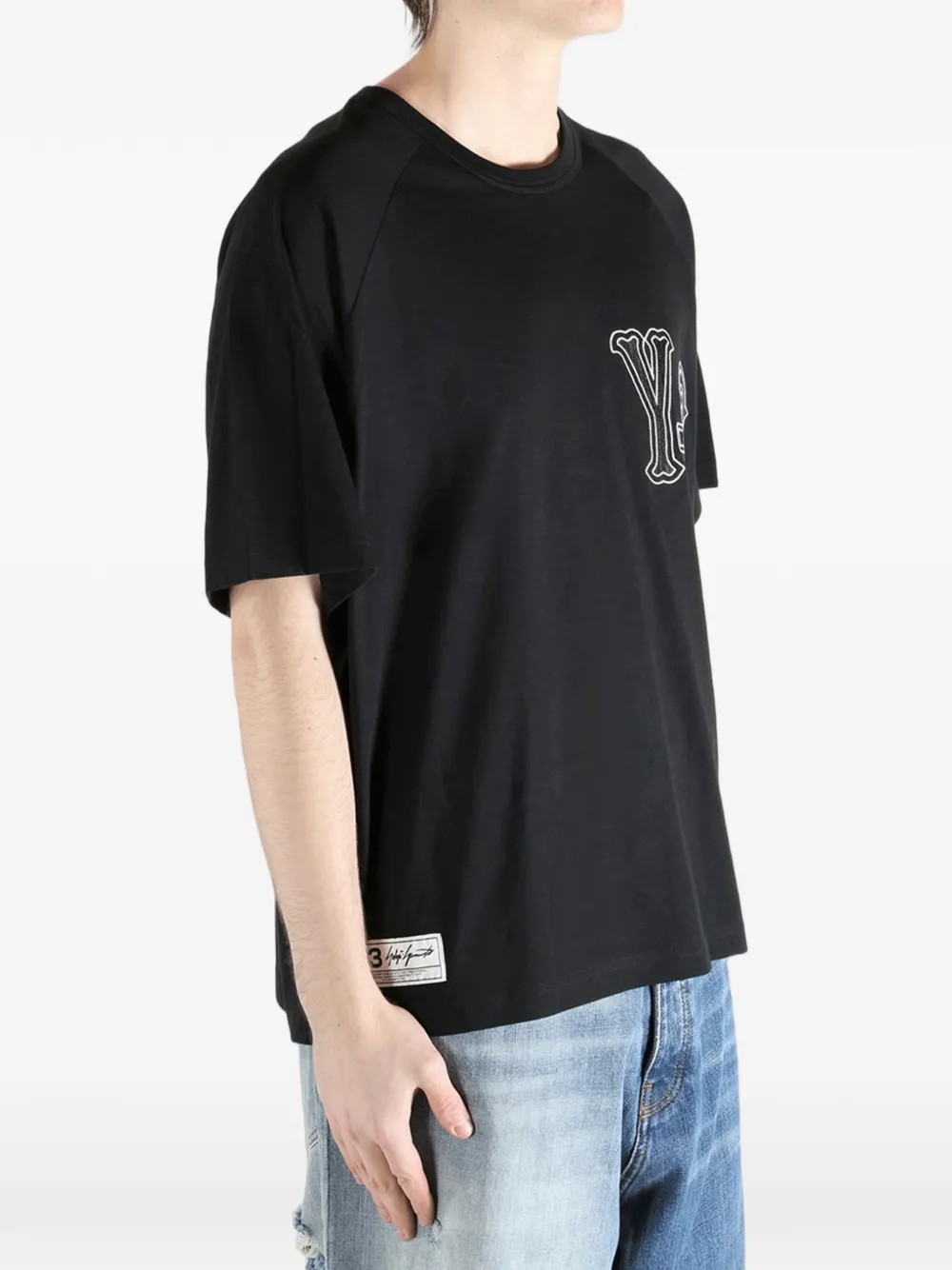 Y-3 Elite 5 T-shirt met print Zwart
