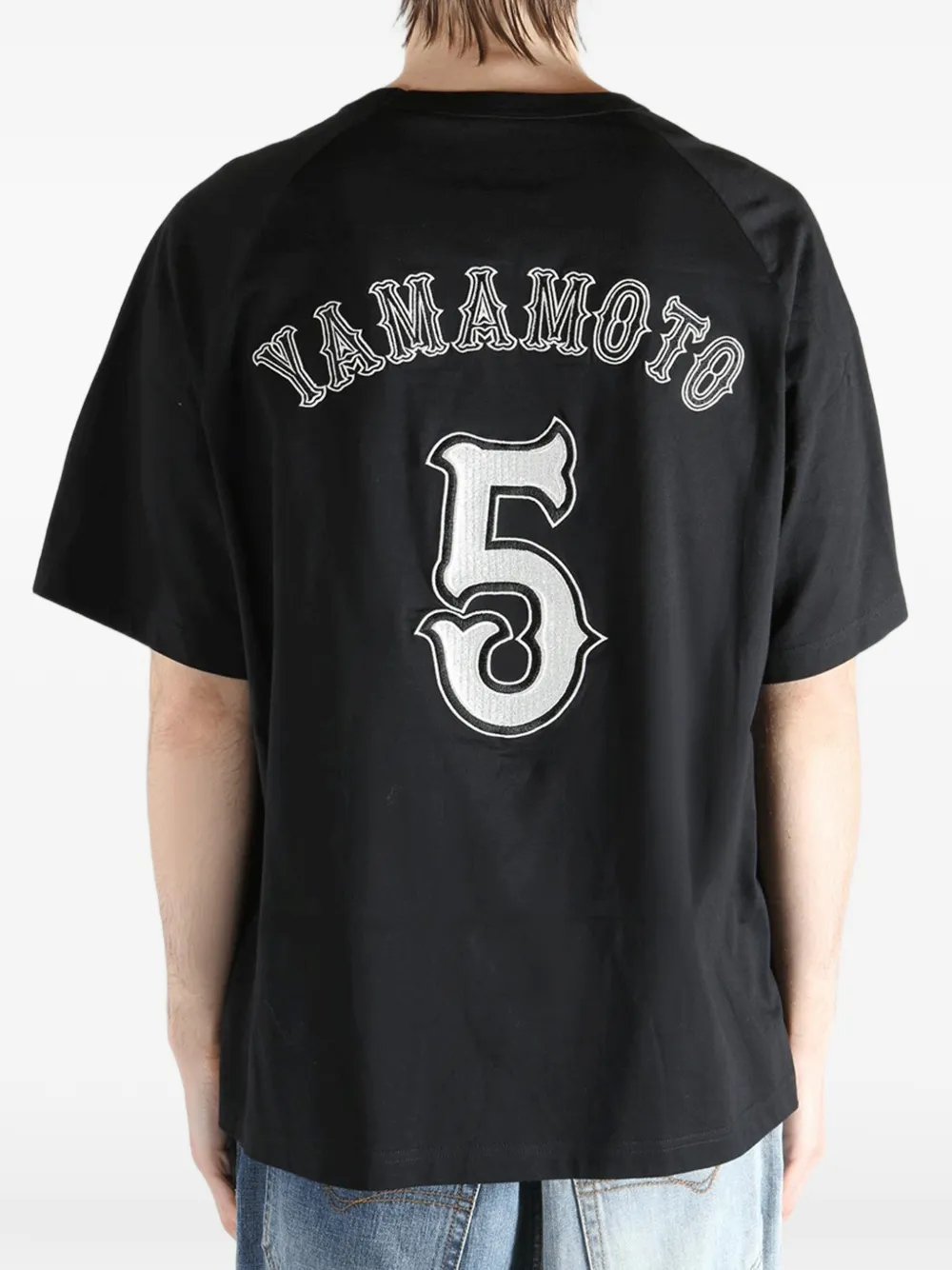 Y-3 Elite 5 T-shirt met print Zwart